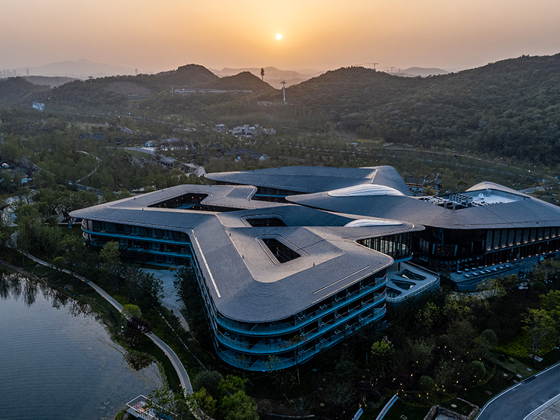 Óstán Radisson Blu Páirc Taispeántais Ghairdín Nanjing (Struchtúr Adhmaid)